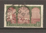 Stamps : Africa : Algeria :  Departamento Frances.- Fondo Oscuro.