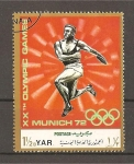 Stamps Yemen -  Munich 72.