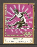Stamps Yemen -  Munich 72.