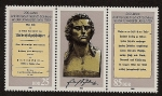 Stamps Germany -  Friedrich Schillers - discurso inaugural Univesidad de Jena ---  200 aniversº
