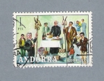 Stamps Andorra -  Mercats de Sant Antoni