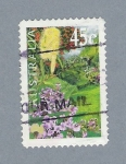 Stamps Australia -  Campo de flores