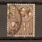 Stamps Europe - Malta -  REY  GEORGE  V