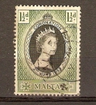 Stamps : Europe : Malta :  CORONACIÖN