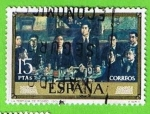 Stamps : Europe : Spain :  La Tertulia de Pombo