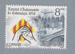 Stamps Spain -  Estatud d'Autonomía de Catalunya 1979 (repetido)