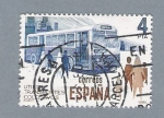 Stamps Spain -  Utilice trasportes públicos (repetido)