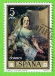 Stamps Spain -  Isabel II