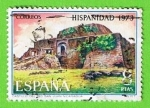 Stamps Spain -  Hispanidad Nicaragua  (Castillo de Rio de San juan)