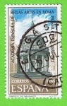 Sellos de Europa - Espaa -  Primer centenario de la academia de vellas artes en Roma (Templte de Bramante)