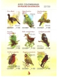 Stamps : America : Colombia :  AVES  EN  PELIGRO  DE  EXTINCIÓN