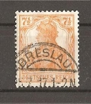 Stamps Germany -  Imperio / Deutsches Reich.