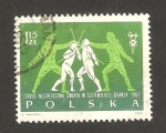 Stamps Poland -  XXVIII campeonato mundial de esgrima