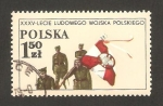 Sellos de Europa - Polonia -  35 anivº del ejército polaco