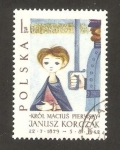 Sellos de Europa - Polonia -  janusz korczak, escritor