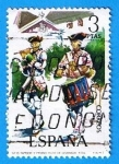 Stamps Spain -  Tabor del regimiento de Granada