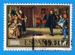 Stamps Spain -  Presentacion de Don Juan de Austria a Carlos I