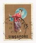 Stamps Singapore -  Danzas