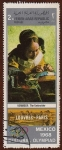 Stamps : America : Mexico :  VERMEER: The Embroider
