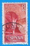 Stamps Spain -  Monasterio de Leyre (Capiteles)