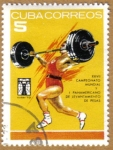 Stamps Cuba -  Campeonato Mundial Pesas