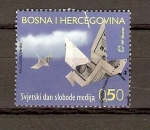 Stamps : Europe : Bosnia_Herzegovina :  LIBERTAD  DE  PRENSA