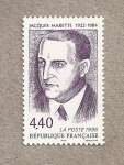 Stamps France -  Jacques Mariette, Combatiente de la resistencia y periodista