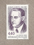 Sellos de Europa - Francia -  Jacques Mariette, Combatiente de la resistencia y periodista