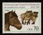 Stamps Germany -  40 Congreso Internacional cria de caballos de Estados Socialistas