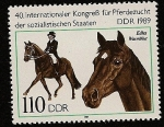 Sellos de Europa - Alemania -  40 Congreso Internacional cria de caballos de Estados Socialistas