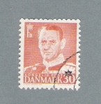 Stamps Denmark -  Rey Federico IX (repetido)