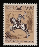 Sellos de Europa - Alemania -  500 años de servicios postales - mensajero a caballo