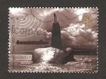 Stamps United Kingdom -  centº de la marina,  submarino