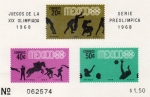 Stamps Mexico -  juegos de la 19° olimpiada 1968