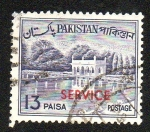 Stamps Pakistan -  Jardines de Shalimar