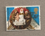 Stamps United Kingdom -  Navidad 1974