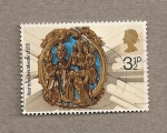 Stamps United Kingdom -  Navidad 1974