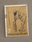 Stamps : Europe : United_Kingdom :  Caricatura de William Gilbert, el gran jugador de cricket