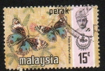 Sellos de Asia - Malasia -  Mariposas