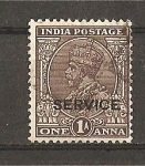 Stamps : Europe : United_Kingdom :  Jorge V./ Servicio.