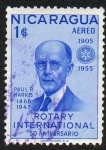 Stamps Nicaragua -  50 Aniversario Rotary International