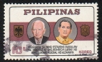 Sellos de Asia - Filipinas -  Visita de Estado del Presidente de la R.F.A Heinrich Luebke
