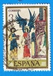 Stamps Spain -  Codices, (Catedral de Gerona)