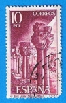 Sellos de Europa - Espaa -  Monasterio de San Juan de la Peña, (Capiteles)