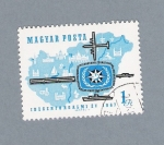 Stamps Hungary -  Mapa Turistico