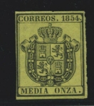 Stamps Europe - Spain -  EDIFIL Nº 28 ESCUDO DE ESPAÑA