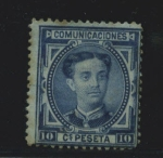 Stamps : Europe : Spain :  EDIFIL Nº 175 ALFONSO XII