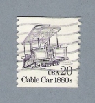 Stamps United States -  Cable Car 1880