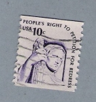 Stamps United States -  People's right to petition for redress