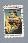 Stamps United States -  Raphael National Gallery (repetido)
